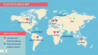 Illustrated World Map