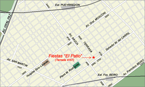 Fiestas el Patio, en Villa Pueyrredón