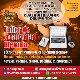 cursos escritura buenos aires Taller literario CRUZAGRAMAS (en Congreso, Centro de CABA y también a distancia)