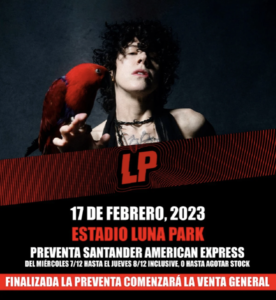 LP (SER) – Empresa de Viajes y Turismo La cantautora neoyorquina LP vuelve a Buenos Aires, esta vez en el Estadio Luna Park, y SER