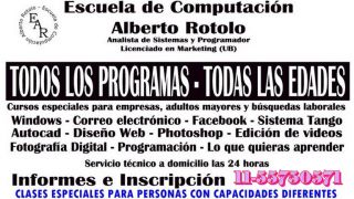 cursos ofimatica buenos aires Escuela de computacion Alberto Rotolo